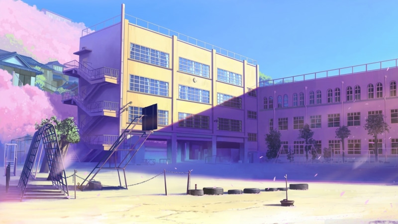 real people, nature, architecture, building, built structure, daytime, clear sky, people, outdoors, white, group of people, 1080P, day, anime, low angle view