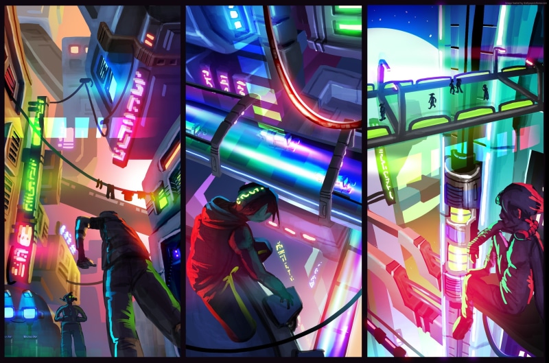 2K, game, open world, Hover: Revolt of Gamers, Best Games 2015, cyberpunk, quest, PC, sci-fi