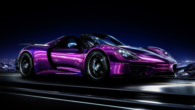 2K, Porsche 918 Spyder, CGI