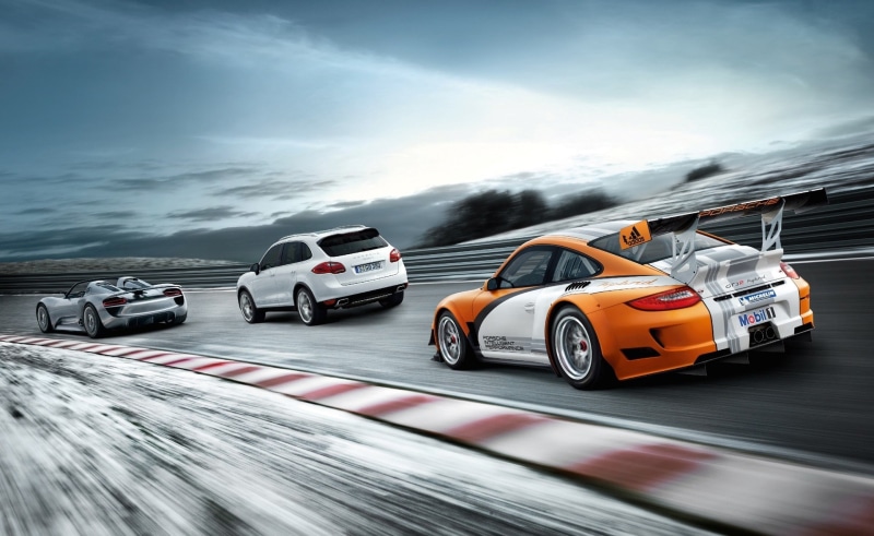 1080P, Porsche Cayenne, Porsche 918 Spyder, car, Porsche 911 GT3, race tracks, vehicle