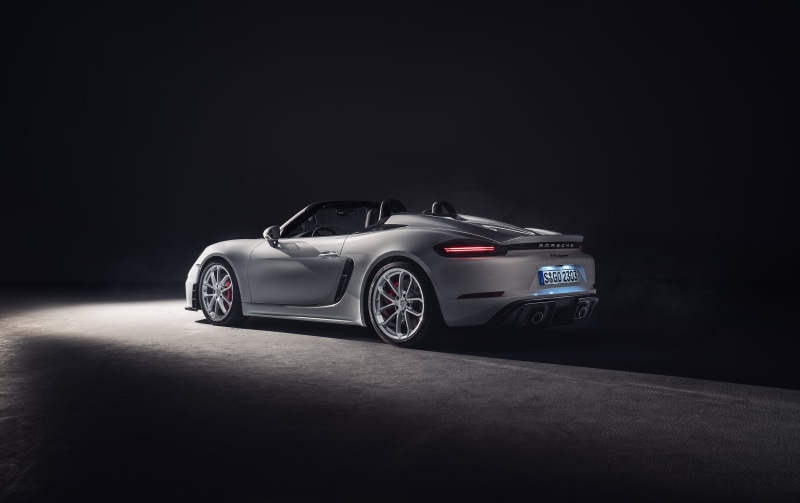 Sport Car, Porsche 718 Spyder, Silver Car, 8K, Vehicle, Car, Porsche
