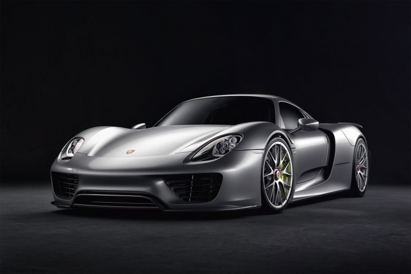 vehicle, 1080P, Porsche 918 Spyder, silver cars, car, Porsche