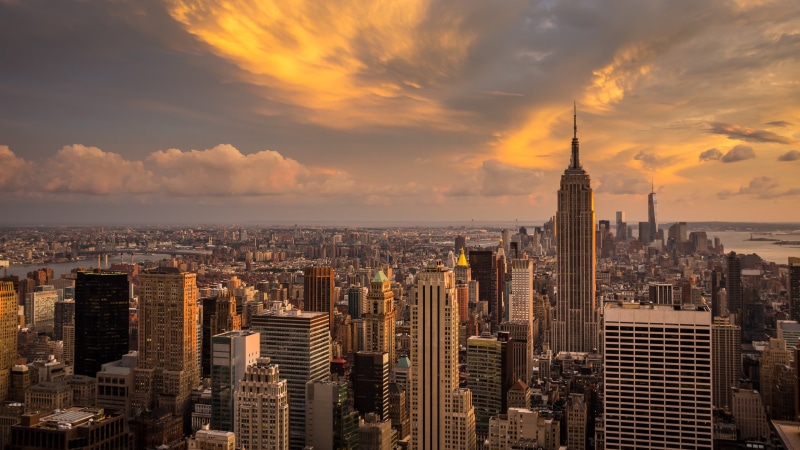 hudson River, skyscraper, Manhattan, lower Manhattan, sky, urban Skyline, travel, modern, city, architecture, tourism, tower, building Exterior, office Building