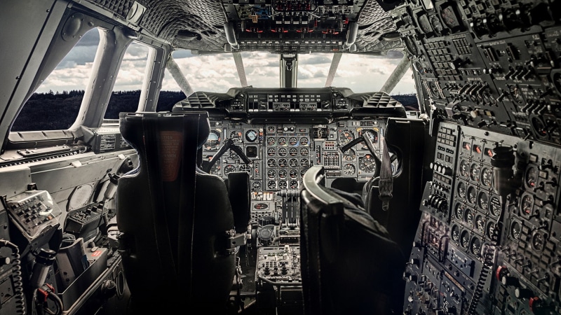 complexity, 1080P, metal, vehicle interior, aviation, day, " Concord", large group of objects, travel, abundance, panel, industry, airplane, cabin, devices
