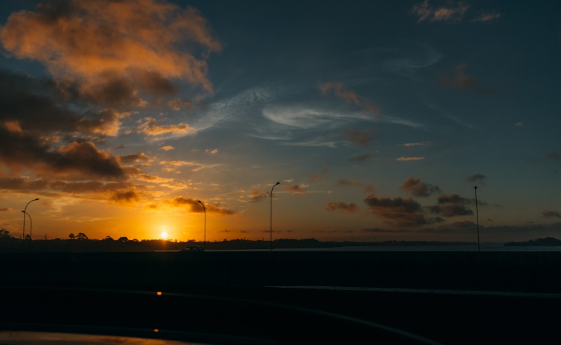 skyline, transportation, blue, street light, 5K, nature, brazil, gold, car interior, cloud - sky, car, travel, beach, contrast, clouds, outdoors, car point of view