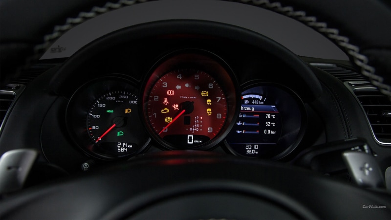 car, speed, number, control panel, black, vehicle interior, control, gauge, car interior, no people, 1080P, indoors, cockpit, speedometer, Porsche Boxter