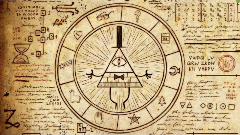 Illuminati, 1080P, pentagram, Gravity Falls