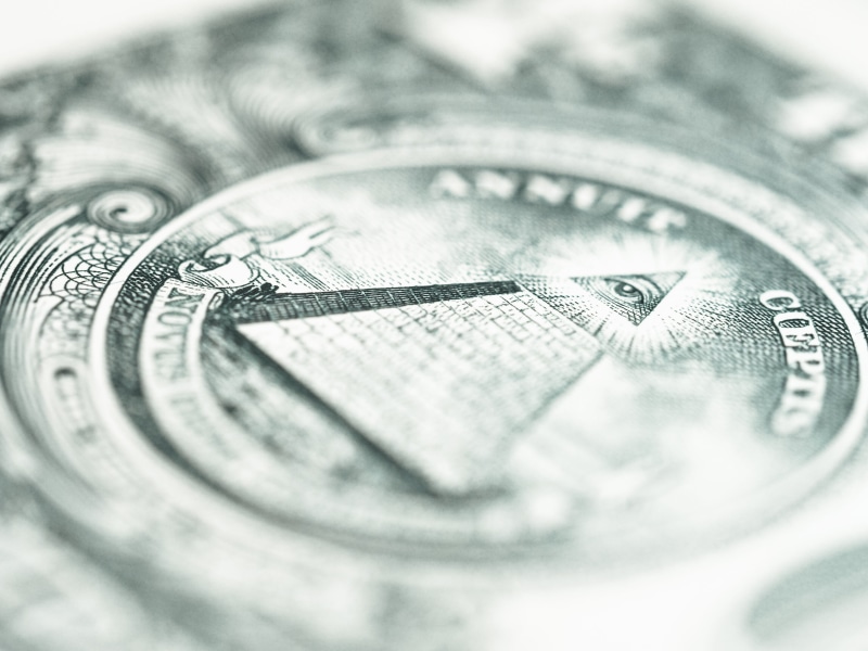 consumerism, bills, money, economy, financial world, savings, luxury, eye, 4K, making money, banking, dollar bill, dollar sign, studio shot, no people