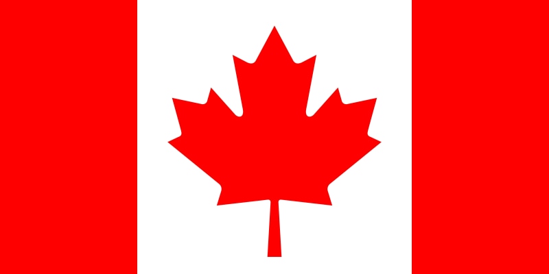 5K, 4K, Maple Leaf, Flag of Canada, Canadian flag, National flag