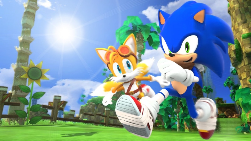 plant, 1080P, day, sky, nature, representation, outdoors, no people, blue, park, animal representation, Tails (character), multi colored, Sonic, art and craft
