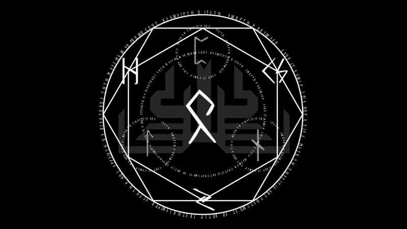 low angle view, magic circle, dark, copy space, no people, illuminated, shape, lighting equipment, black, close-up, sky, time, indoors, logo, night, pattern