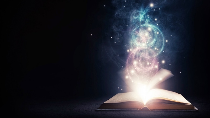space, Wiccan, Dark, witch, people, copy space, technology, Book, sky, occult, black background, creativity, fantasy, Magic, illuminated, 1080P, planet - space
