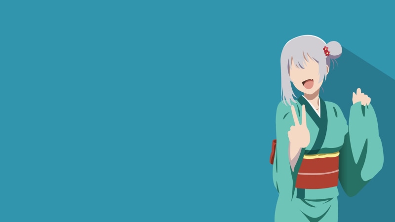 1080P, Tejina Senpai, Kimono, Anime, Senpai (Tejina-senpai)