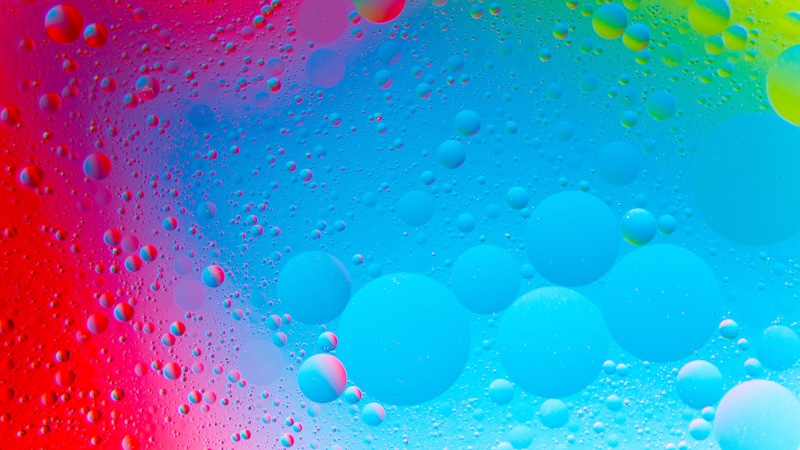 4K, Abstract, vibrant colors, circles