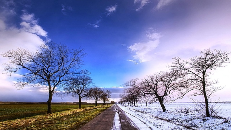 climate, cool, fascinating, beauty, lovely, 1080P, snow, nice, road, 3d and abstract, field, changing, green, blue, warm