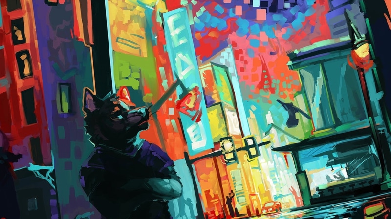 architecture, Anthro, graffiti, men, paint, lifestyles, creativity, 720P, day, furry, building exterior, clothing, real people, built structure, city