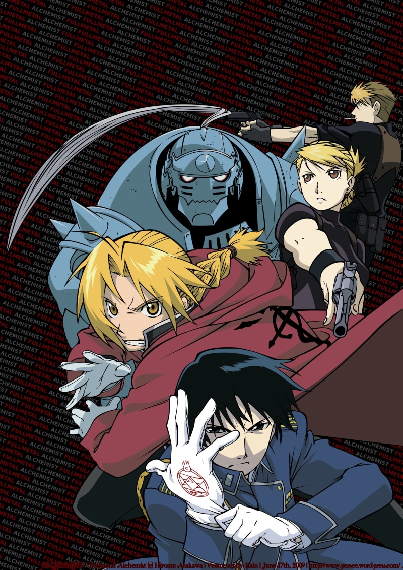 anime, roy, mustang, alphonse, fullmetal, art, hd, full, edward, alchemist, Alphonse Elric, elric, hawkeye, x, metal, 2K, riza, Fullmetal Alchemist
