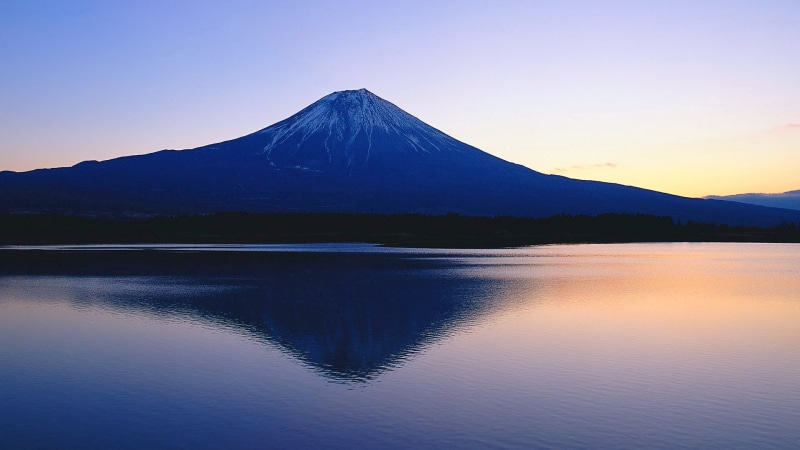 nature, full h-d  of nature 1920x1080, idyllic, volcano, lake, sunset, beauty in nature, tourism, scenics - nature, 1080P, travel destinations, water