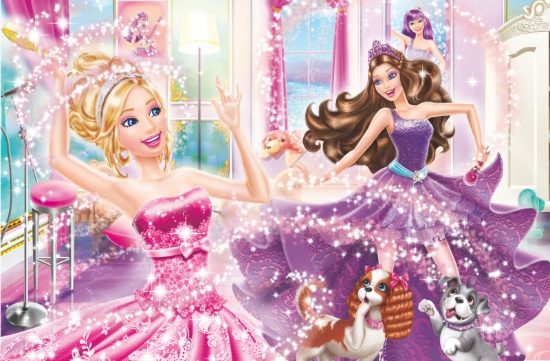 christmas, portrait, happiness, beauty, women, fashion, barbie background  for computer, smiling, young adult, illuminated, event, fun, celebration, decoration