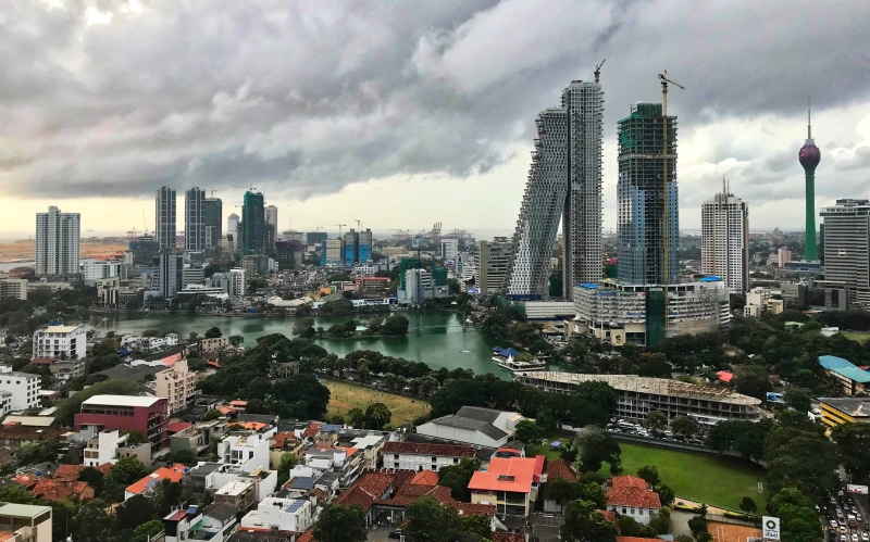 modern, building, cloud - sky, residential district, skyscraper, financial district, settlement, city, tower, built structure, sri lanka, office building exterior