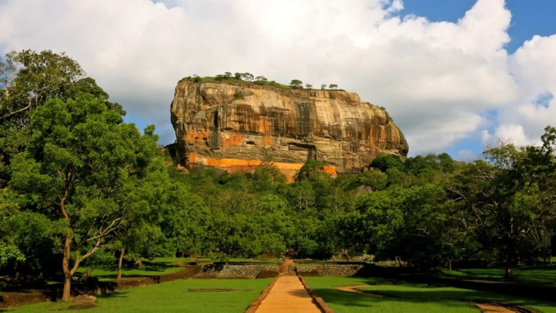 landscape, land, scenics - nature, beauty in nature, rock - object, green color, rocks, cloud - sky, plant, sky, asia, non-urban scene, tranquil scene