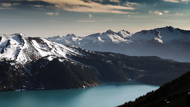 tranquil scene, scenics - nature, 2K, sky, snowcapped mountain, landscape, mountain peak, beauty in nature, lake, nature, environment, cold temperature