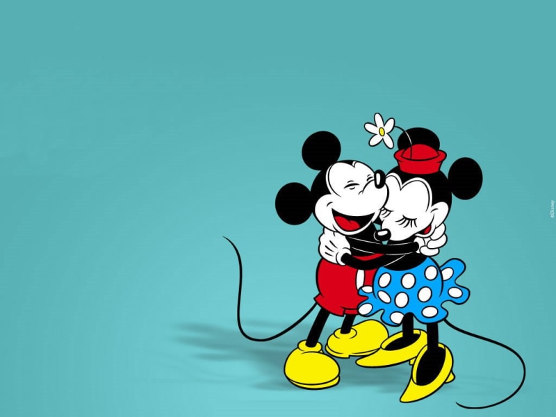 Mickey Hug 480p Classic Lovely Cartoon Mickey Mouse Mouse Lovely Cartoon Hd Wallpaper 8974