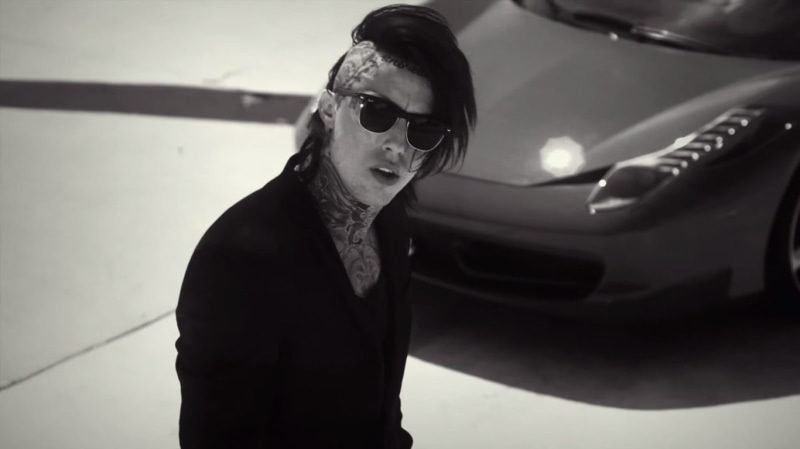Falling In Reverse, 720P, Music, Black and White