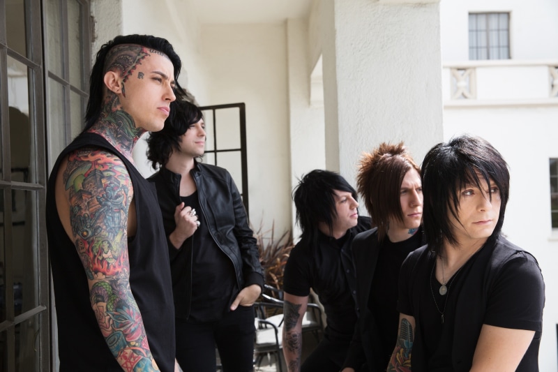 young men, young women, Jacky Vincent, indoors, group of people, women, built structure, glam metal, Derek Jones, people, young adult, Ryan Seaman, tank