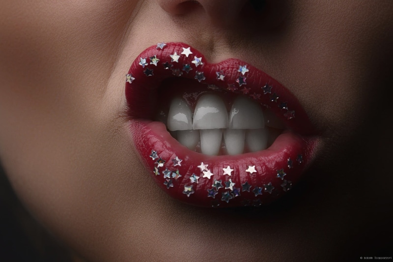 mouth, human body part, face, young adult, closeup, teeth, stars, human lips, red lipstick, human teeth, close-up, human mouth, teenager, lipstick, beautiful woman