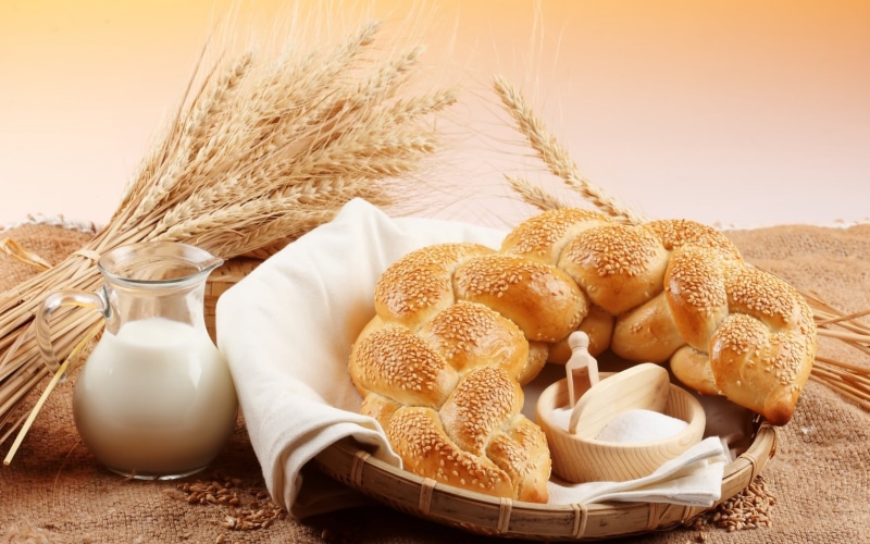 table, healthy Eating, pastry Dough, wheat, barley, freshness, ears of corn, food and drink, meal, wood - Material, still life, gourmet, homemade, gold Colored