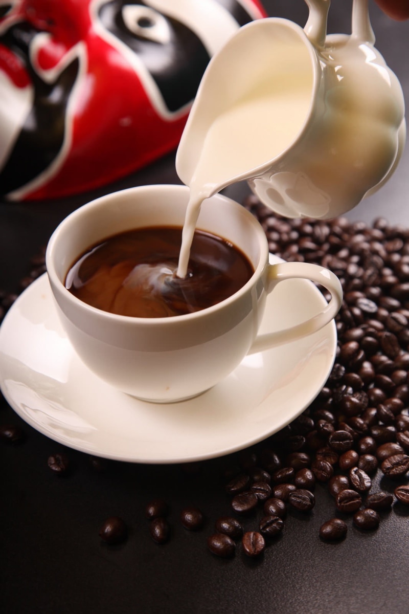 freshness, saucer, milk, coffee, no people, crockery, coffee - drink, refreshment, 720P, photography, caffeine, food and drink, dairy product, breakfast