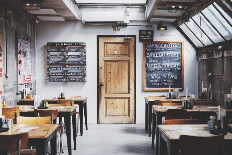 water closet, chairs, morning, old-fashioned, door, furniture, design, pub, desk, indoors, light, empty, inside Of, brown, type, wc, dining, ambient, modern