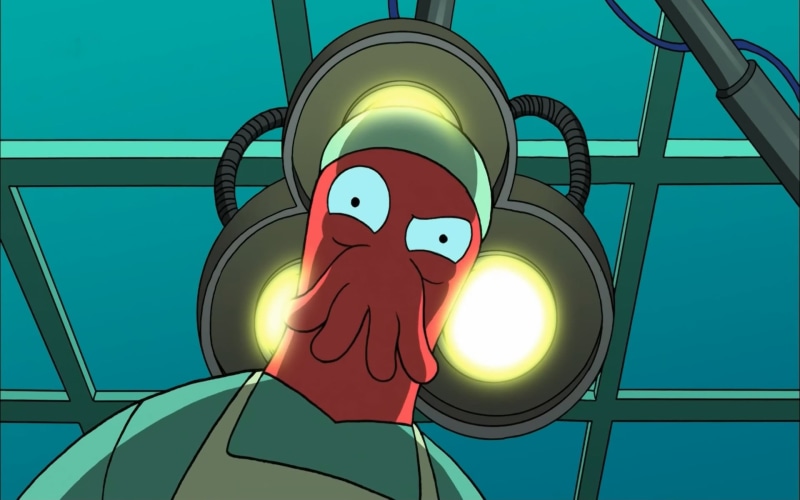 nature, futurama, zoidberg, cable, human representation, electricity, representation, 1080P, no people, day, low angle view, shape, communication, art and craft