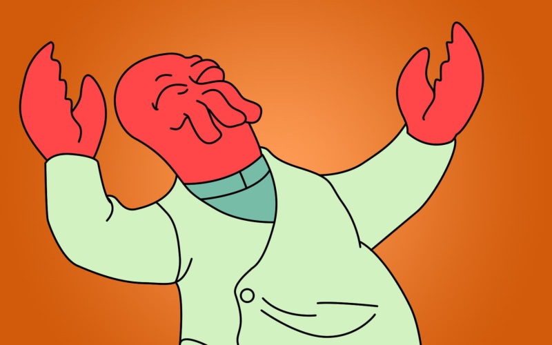 cartoon/comic, futurama, 720P, hd, zoidberg