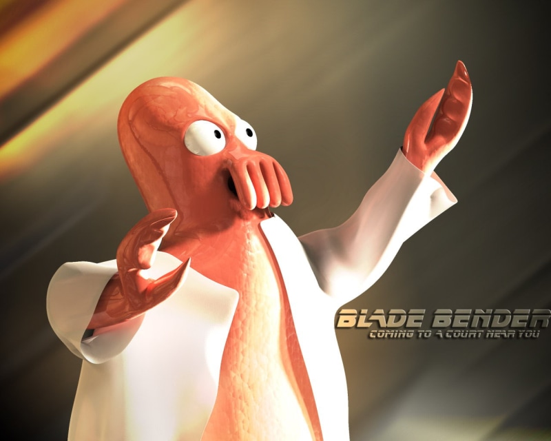 futurama, coming, digital/artwork, zoidberg, 720P, blade, hd, bender, near, count