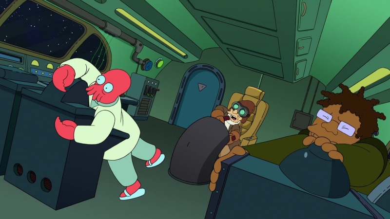 1080P, zoidberg, farnsworth, professor, futurama, screenshots, hermes