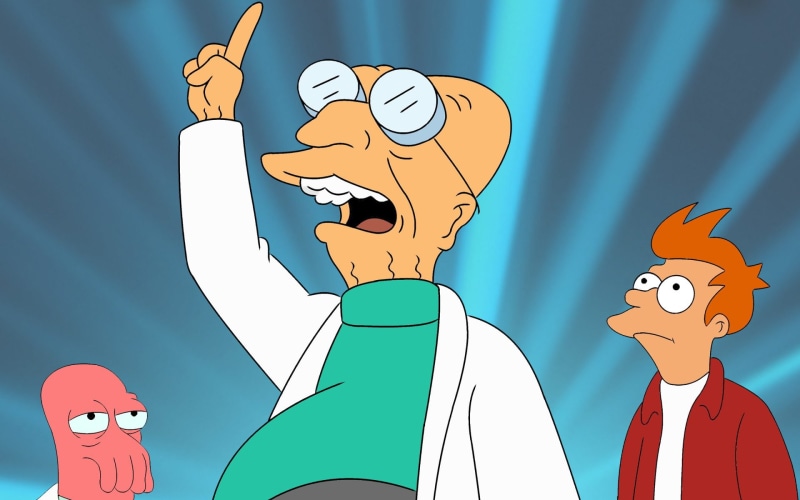 Fry (Futurama), 1080P, Professor Farnsworth, Futurama, Zoidberg (Futurama)