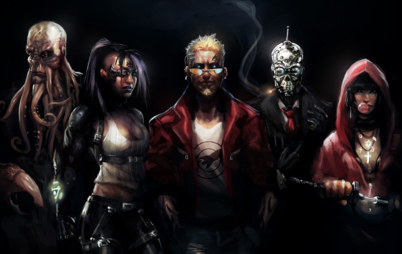  halloween, gothic Style, art, character, John D. Zoidberg, evil, group of people, young adult, women, indoors, Emy Wong, human Skull, death