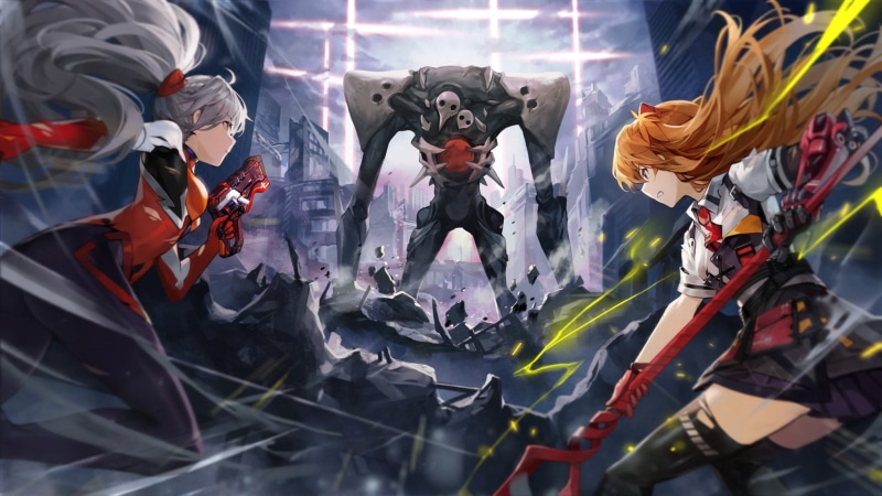 anime girls, evangelion: 2.0, Honkai Impact 3rd, Honkai Impact, 1080P