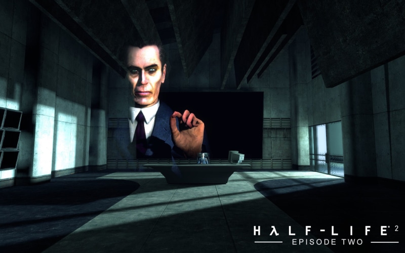 architectural column, architecture, standing, one person, shadow, built structure, young men, Half-Life 2, contemplation, young adult, 1080P, men, video games