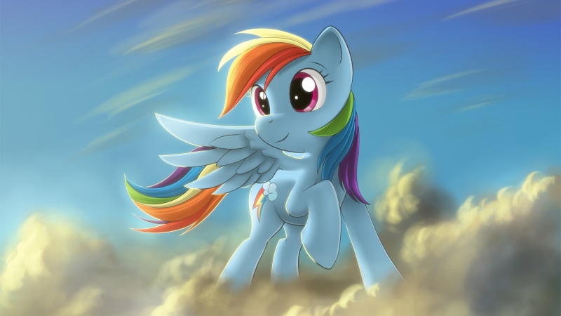 cartoon/comic, hd, rainbow, little, dash, my, 1080P, pony