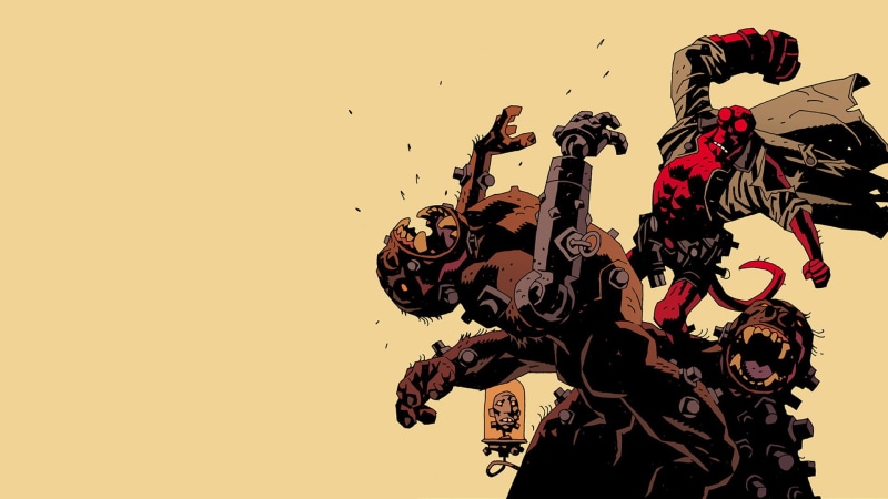 1080P, hellboy, cartoon/comic, fight, hd