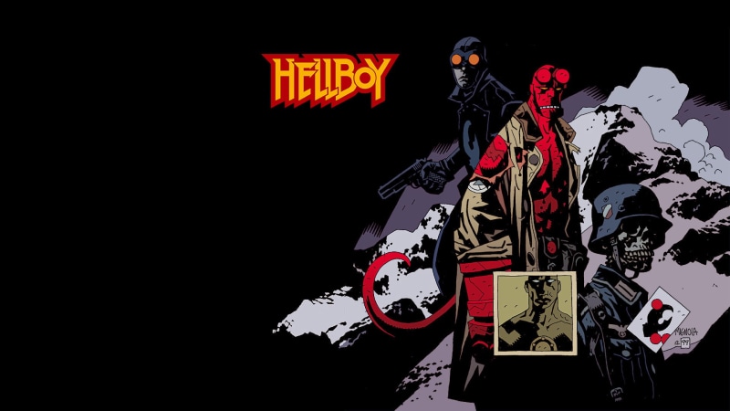 1080P, cartoon/comic, black, hellboy, hd