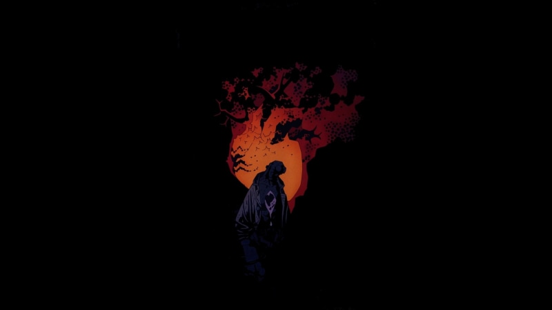 cartoon/comic, black, heart, hellboy, hd, 1080P
