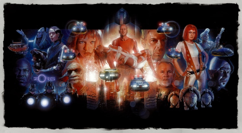 Milla Jovovich, Leeloo, The Fifth Element, 1080P, art, Gary Oldman, Bruce Willis, Jean-Baptiste Emanuel Debt Boug