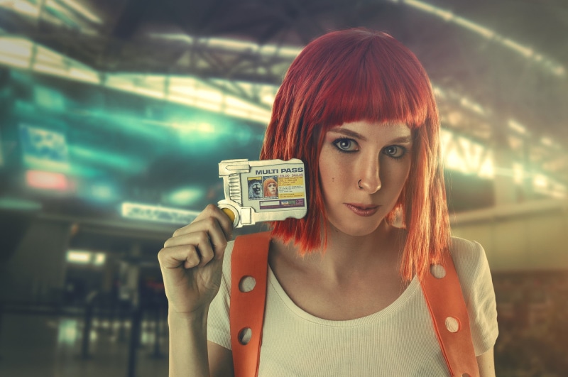 model, Ruben Cid, women, 1080P, redhead, cosplay, The Fifth Element