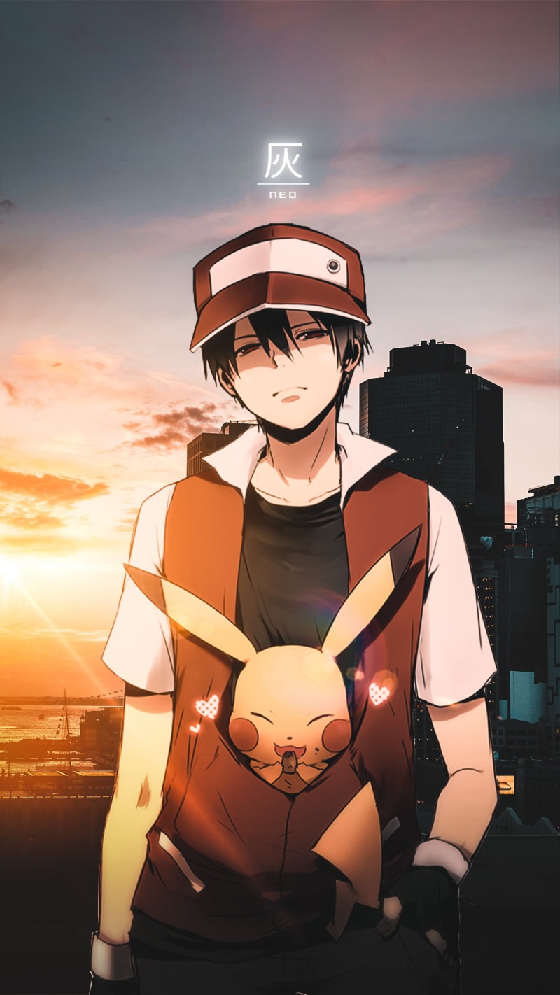 Pikachu, Ash Ketchum, 1080P, Pokemon Diamond, anime city