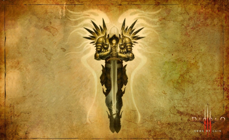 1080P, art and craft, wall - building feature, cain, spirituality, creativity, craft, statue, human representation, ornate, Diablo, no people