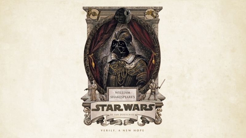 Luke Skywalker, movie, Darth Vader, Princess Leia, Black Death, Star Wars, science fiction, simple background, film, tragedy, A New Hope, sci-fi, 1080P
